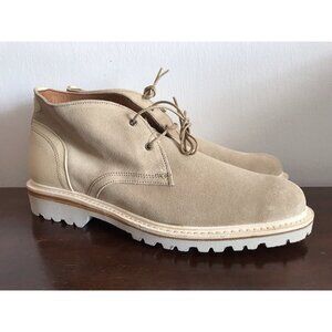 Size 9.5D Mens Allen Edmonds Discovery Brown Suede Chukka Boots Extralight Sole